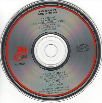 Bad Company (3) : Dangerous Age (CD, Album, Club)