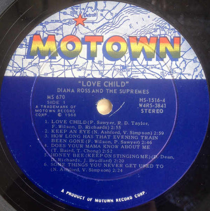 Diana Ross And The Supremes* : Love Child (LP, Album, RP, Roc)