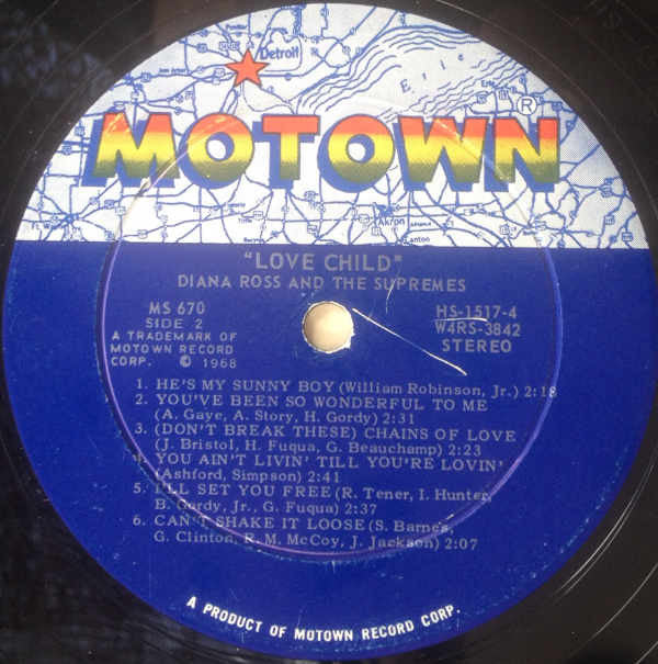 Diana Ross And The Supremes* : Love Child (LP, Album, RP, Roc)