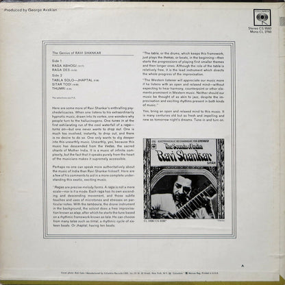 Ravi Shankar : The Genius Of Ravi Shankar (LP, RP, Ter)