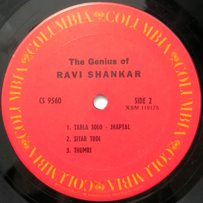Ravi Shankar : The Genius Of Ravi Shankar (LP, RP, Ter)