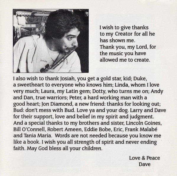 Dave Valentin : Jungle Garden (CD, Album)