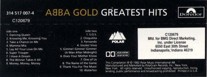 ABBA : Gold (Greatest Hits) (Cass, Comp, Club, RM, CrO)