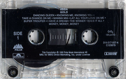 ABBA : Gold (Greatest Hits) (Cass, Comp, Club, RM, CrO)