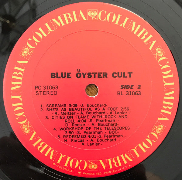 Blue Öyster Cult : Blue Öyster Cult (LP, Album, RE)