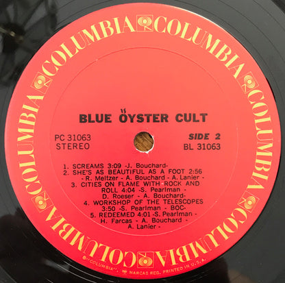 Blue Öyster Cult : Blue Öyster Cult (LP, Album, RE)