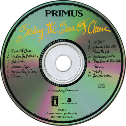 Primus : Sailing The Seas Of Cheese (CD, Album)