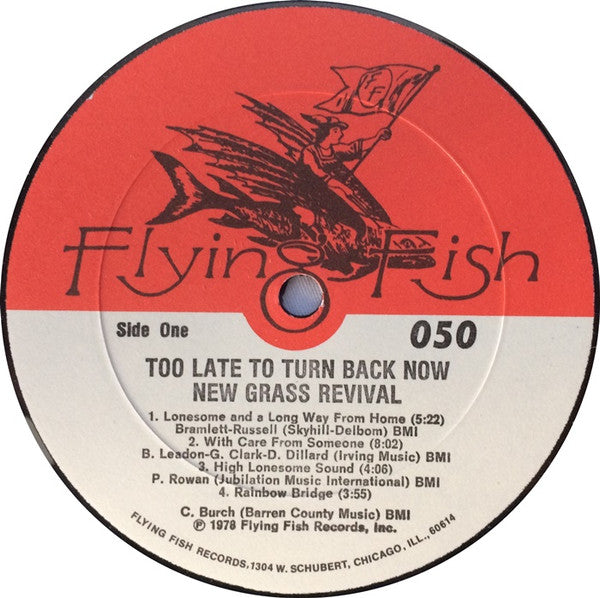 New Grass Revival : Too Late To Turn Back Now (LP, Album, RP, S/Edition, Gat)