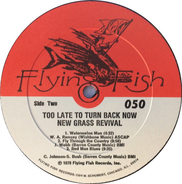 New Grass Revival : Too Late To Turn Back Now (LP, Album, RP, S/Edition, Gat)
