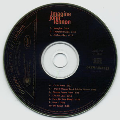 John Lennon : Imagine (CD, Album, Ltd, RE, RM, 24k)