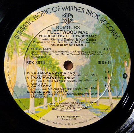 Fleetwood Mac : Rumours (LP, Album, Tex)