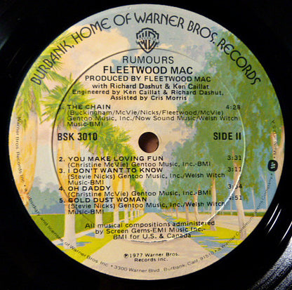 Fleetwood Mac : Rumours (LP, Album, Tex)