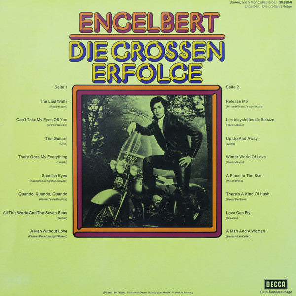 Engelbert* : Die Grossen Erfolge (LP, Comp, Club, S/Edition)