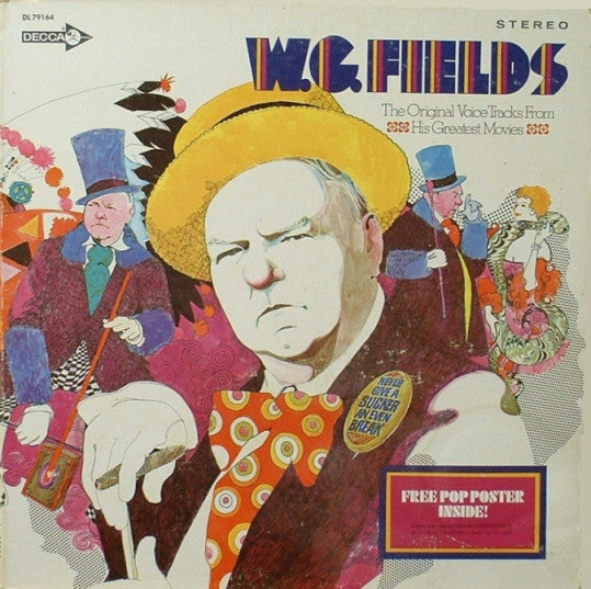 W.C. Fields : The Original Voice Tracks From His Greatest Movies (LP, Album, Comp, Gat)