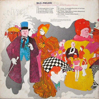 W.C. Fields : The Original Voice Tracks From His Greatest Movies (LP, Album, Comp, Gat)
