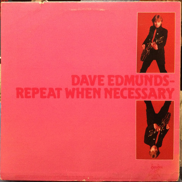 Dave Edmunds : Repeat When Necessary (LP, Album, PR )