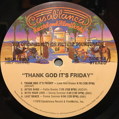 Various : Thank God It's Friday (The Original Motion Picture Soundtrack) (2xLP, Album, Als + 12", S/Sided)
