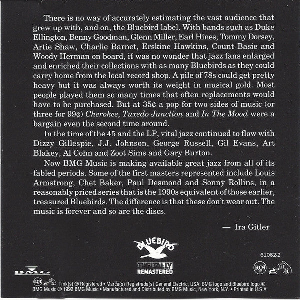Woody Herman Featuring Stan Getz : Early Autumn  (CD, Advance, RM)