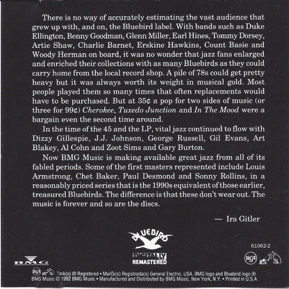 Woody Herman Featuring Stan Getz : Early Autumn  (CD, Advance, RM)
