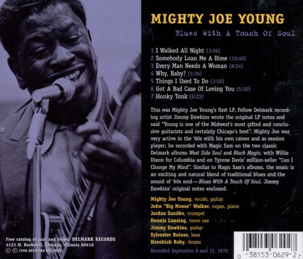 Mighty Joe Young : Blues With A Touch Of Soul (CD, Album, RE)