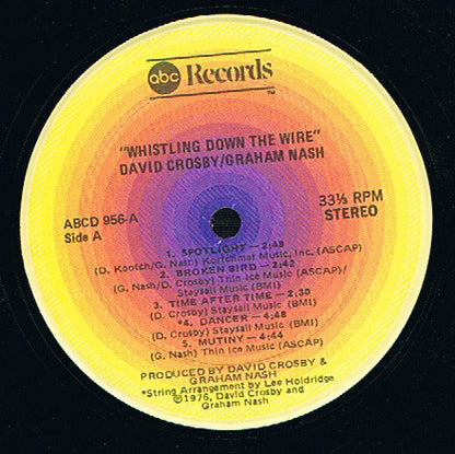 Crosby - Nash* : Whistling Down The Wire (LP, Album, Kee)