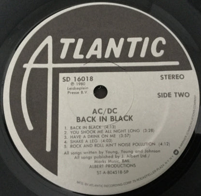 AC/DC : Back In Black (LP, Album, Gra)