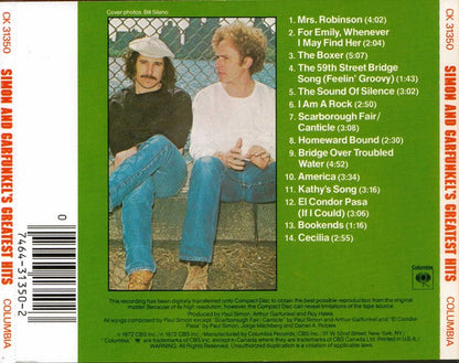 Simon And Garfunkel* : Simon And Garfunkel's Greatest Hits (CD, Comp, RE)