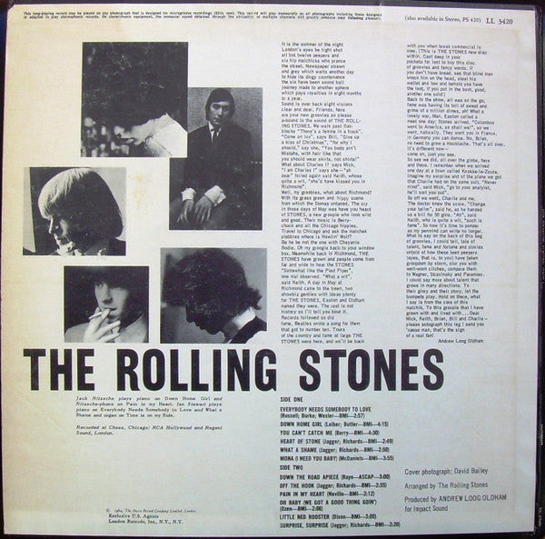 The Rolling Stones : The Rolling Stones, Now! (LP, Album, Mono, ARC)