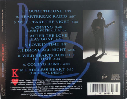 Roy Orbison : King Of Hearts (CD, Album, Comp)