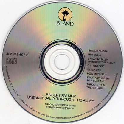 Robert Palmer : Sneakin' Sally Through The Alley (CD, Album, RE)