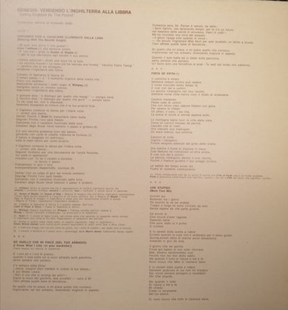 Genesis : Selling England By The Pound (LP, Album, Gat)