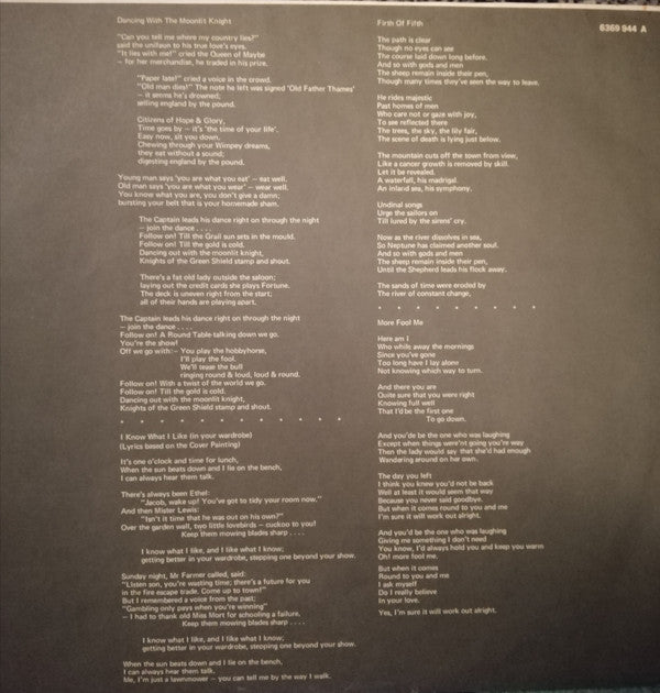 Genesis : Selling England By The Pound (LP, Album, Gat)