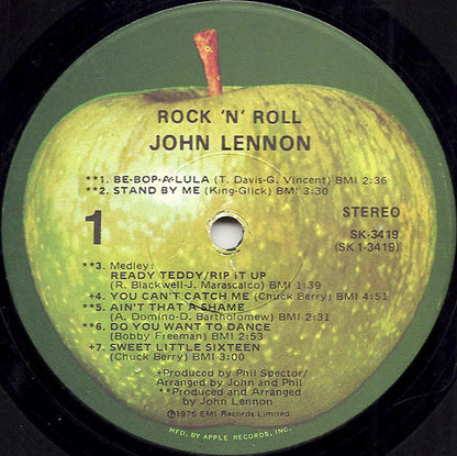 John Lennon : Rock 'N' Roll (LP, Album)