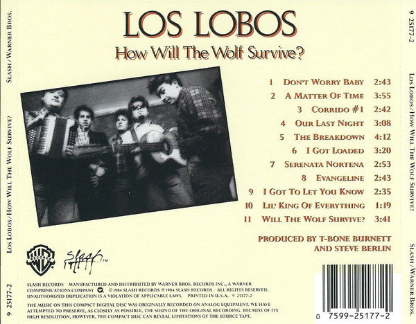 Los Lobos : How Will The Wolf Survive? (CD, Album, RE)