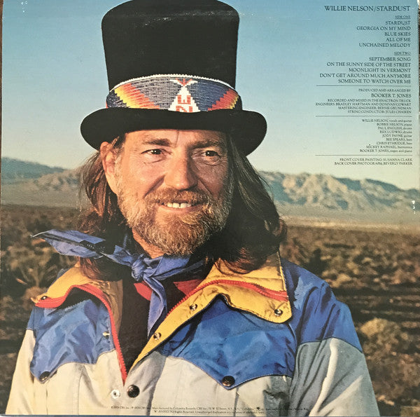 Willie Nelson : Stardust (LP, Album, Pit)