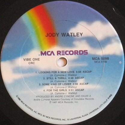 Jody Watley : Jody Watley (LP, Album, Club, Car)