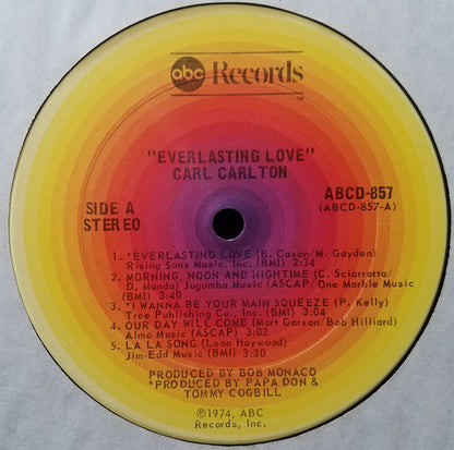 Carl Carlton : Everlasting Love (LP, Album, Pit)