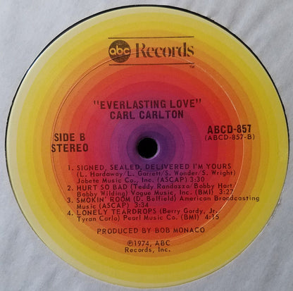 Carl Carlton : Everlasting Love (LP, Album, Pit)