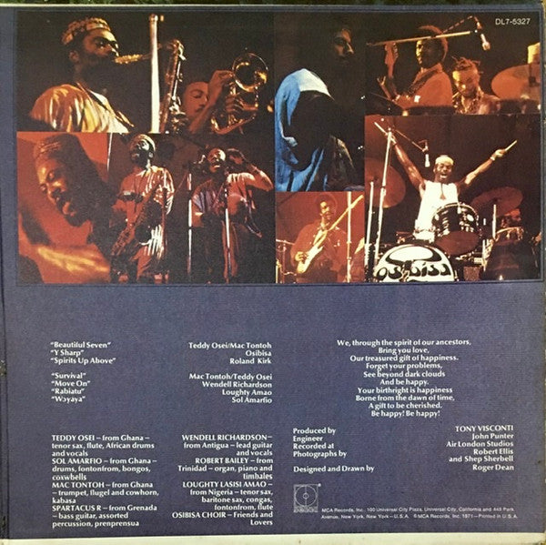 Osibisa : Woyaya (LP, Album, Gat)