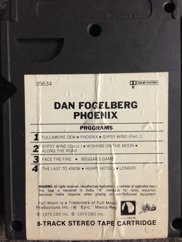 Dan Fogelberg : Phoenix (8-Trk, Album)
