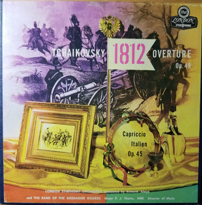 Tchaikovsky*, Kenneth Alwyn Conducting The London Symphony Orchestra And The Band Of The Grenadier Guards : 1812 Overture Op. 49 / Capriccio Italien, Op. 45 (Reel, 4tr Stereo, 7" Reel, Album, Lar)