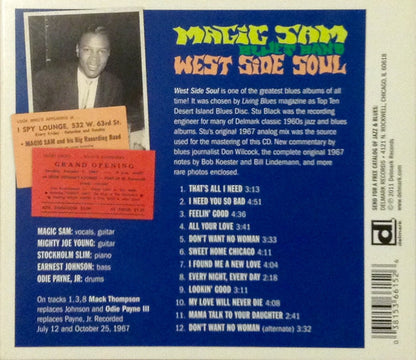 Magic Sam Blues Band : West Side Soul (CD, Album, RE)