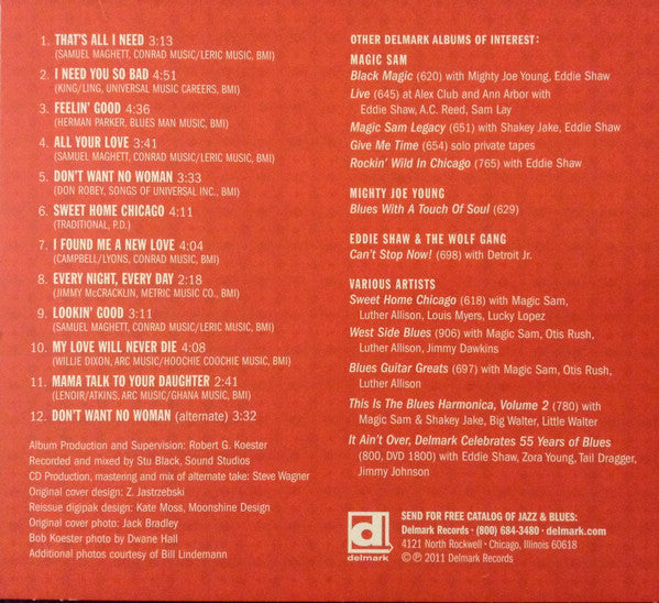 Magic Sam Blues Band : West Side Soul (CD, Album, RE)