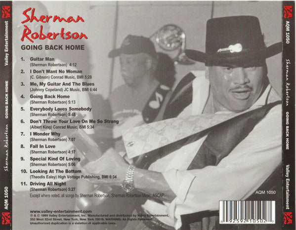 Sherman Robertson : Going Back Home (CD, Album)