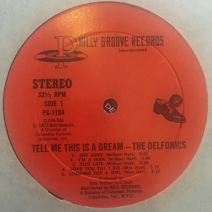 The Delfonics : Tell Me This Is A Dream (LP, Album, Mon)