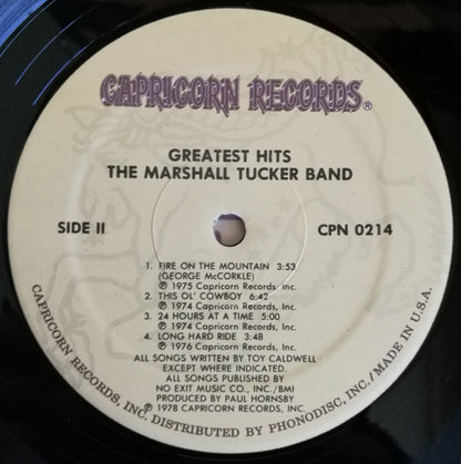 The Marshall Tucker Band : Greatest Hits (LP, Comp, Spe)