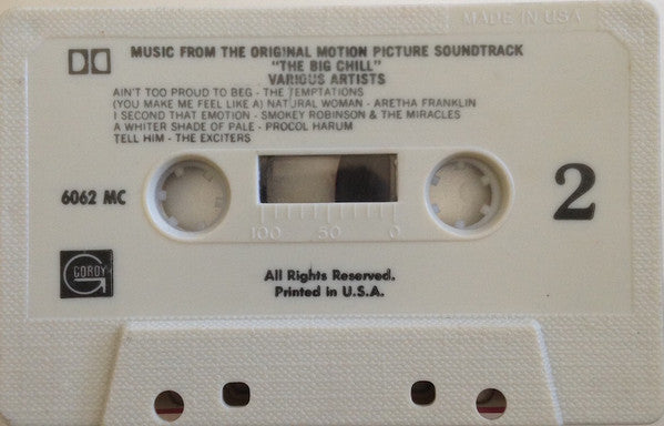 Various : The Big Chill (Original Motion Picture Soundtrack) (Cass, Comp, Club, CRC)