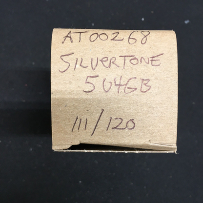 Silvertone 5U4GB Tube * Tested 111/120