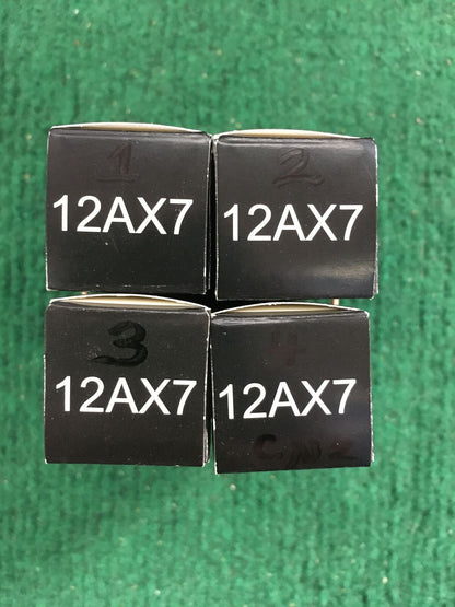 Electro-Harmonix * 12AX7 Tubes * Quad * Tested 120/130 130/130 130/125 118/125