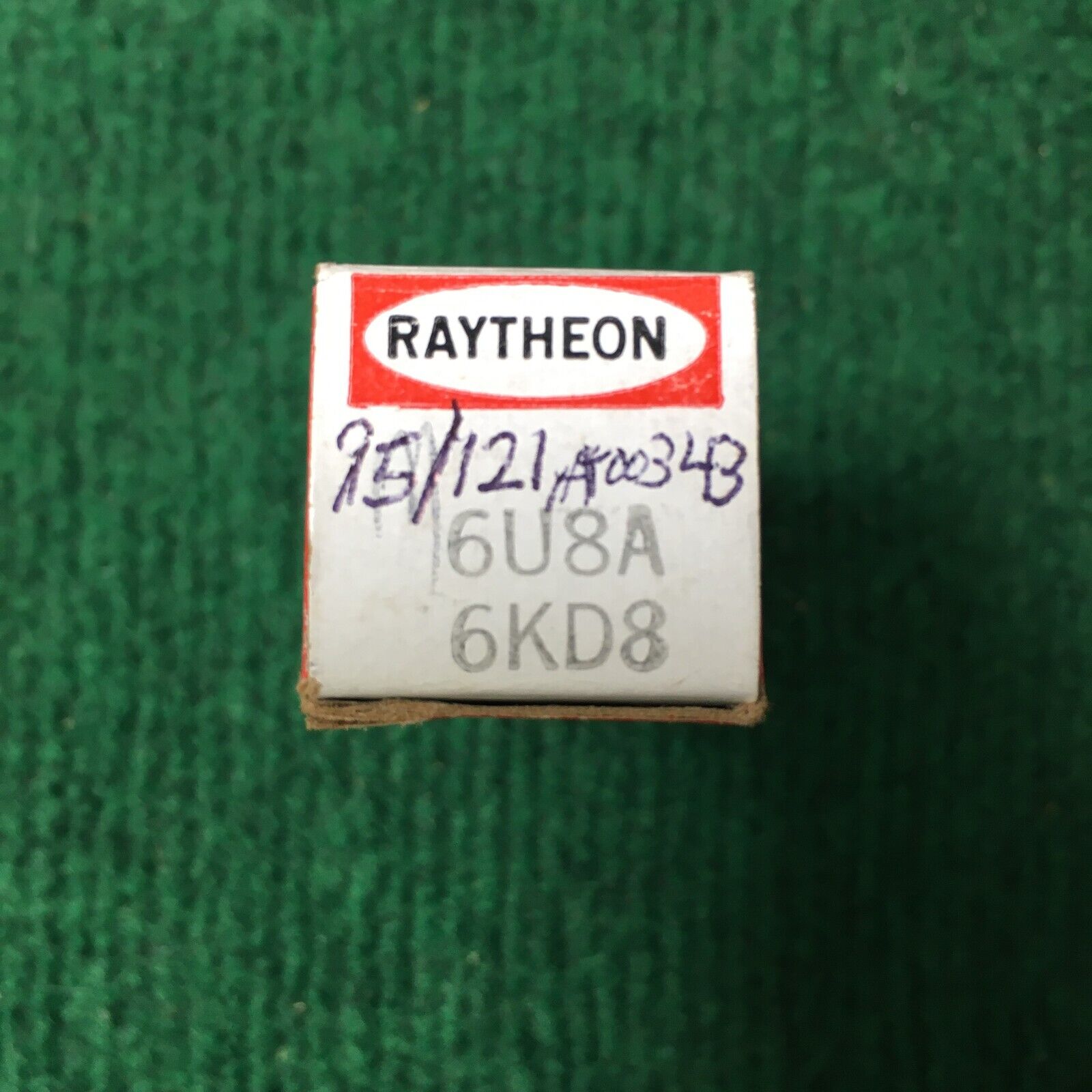 Raytheon 6U8A Vacuum Tube * Tested 95/121